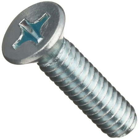 Steel Machine Screw Zinc Plated Finish Flat Head Phillips Drive 1-1/2 Length #10-32 Threads (Pack of 100)
Steel Machine Screw Zinc Plated Finish Flat Head Phillips Drive 1-1/2 Length #10-32 Threads (Pack of 100)