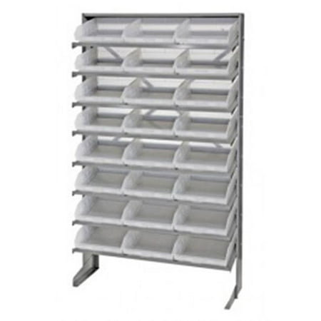 Single Sided Pick Rack with 24 Storage Bins