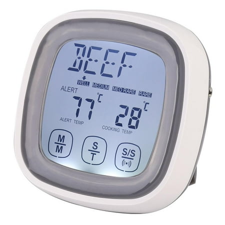 YLSHRF Cooking Thermometer Thermometer Touch Screen Kitchen Cooking Digital Food Meat Thermometer Timer Tool With Probe
YLSHRF Cooking Thermometer Thermometer Touch Screen Kitchen Cooking Digital Food Meat Thermometer Timer Tool With Probe