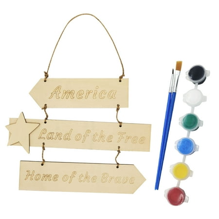 Zlekejiko Independence Day Wooden Pendant Creative Ornament DIY Independence Day Party Pendant DIY Independence Day Decoration Kit 20ml
Zlekejiko Independence Day Wooden Pendant Creative Ornament DIY Independence Day Party Pendant DIY Independence Day Decoration Kit 20ml