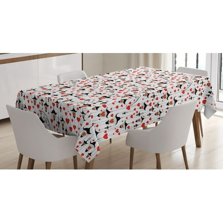 Valentines Tablecloth Valentines Day Themed Love Illustration of Hearts with Asian Ornaments Rectangular Table Cover for Dining Room Kitchen 52 X 70 Inches Orange Red Black by Ambesonne
Valentines Tablecloth Valentines Day Themed Love Illustration of Hearts with Asian Ornaments Rectangular Table Cover for Dining Room Kitchen 52 X 70 Inches Orange Red Black by Ambesonne