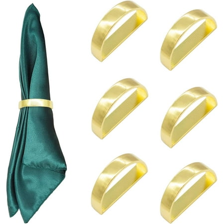 6PCS Gold Napkin Rings Modernist Metal Napkin Rings Set of 6 Semicircle Serviette Buckles Modern Napkin Rings Table Setting for Wedding Banquet Thanksgiving or Family Dinner(Gold)
6PCS Gold Napkin Rings Modernist Metal Napkin Rings Set of 6 Semicircle Serviette Buckles Modern Napkin Rings Table Setting for Wedding Banquet Thanksgiving or Family Dinner(Gold)
