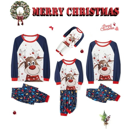 Family Matching Christmas Pajamas Set Deer Printed Tops+Pants Holiday Loungewear Sleepwear Pjs Set for Adult Kids Baby
Family Matching Christmas Pajamas Set Deer Printed Tops+Pants Holiday Loungewear Sleepwear Pjs Set for Adult Kids Baby