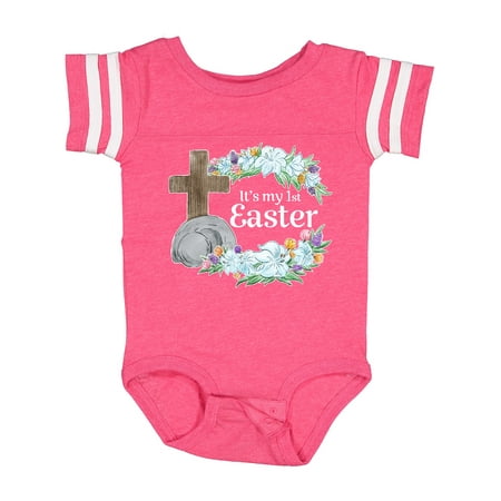 Inktastic It s My 1st Easter with Cross and Flowers Gift Baby Boy or Baby Girl Bodysuit
Inktastic It s My 1st Easter with Cross and Flowers Gift Baby Boy or Baby Girl Bodysuit