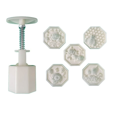 HOTYA 50g Plastic Mooncake Moulds Flowers & Bee Shaped 3D Mooncake Stamps Molds DIY Baking Accessories for Mid-Autumn Festival
HOTYA 50g Plastic Mooncake Moulds Flowers & Bee Shaped 3D Mooncake Stamps Molds DIY Baking Accessories for Mid-Autumn Festival