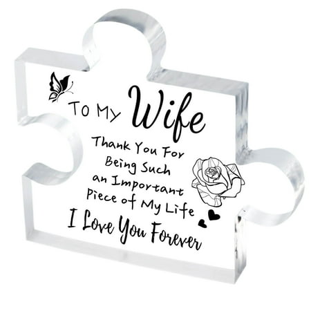 Acrylic Puzzle for Mother s Day and Father s Day Anniversary Decorations