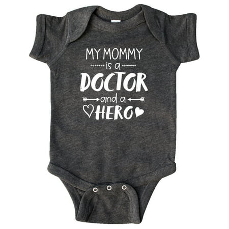 Inktastic My Mommy is a Doctor and a Hero Gift Baby Boy or Baby Girl Bodysuit