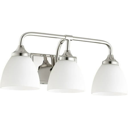Quorum International 5059-3 Enclave 3 Light 19-1/4 Wide Bathroom Vanity Light - Nickel
Quorum International 5059-3 Enclave 3 Light 19-1/4 Wide Bathroom Vanity Light - Nickel