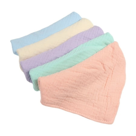 Baby Bibs Gauze Handkerchief Feeding Bib Burp Cloth Boy Girl Infant Shower Gift