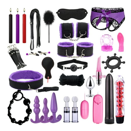 YUOPEEA 29Pcs/Set Adult Flirt Game Toy Set Kinky Gift for Couples