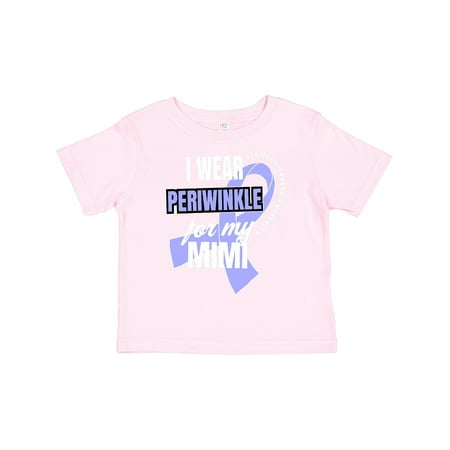 Inktastic I Wear Periwinkle for My Mimi Stomach Cancer Awareness Gift Toddler Boy or Toddler Girl T-Shirt
Inktastic I Wear Periwinkle for My Mimi Stomach Cancer Awareness Gift Toddler Boy or Toddler Girl T-Shirt