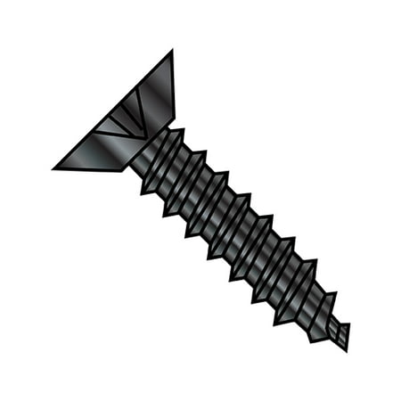 8-18X7/16 Phillips Flat Undercut Self Tapping Screw Type A B Fully Threaded Black Oxide (Pack Qty 10 000) BC-0807ABPUB
8-18X7/16 Phillips Flat Undercut Self Tapping Screw Type A B Fully Threaded Black Oxide (Pack Qty 10 000) BC-0807ABPUB