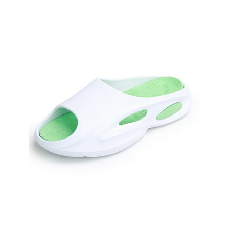 Gomelly Women Bath Slippers Non-slip Slides Lightweight Sandals Open Toe Beach Shoe Men Unisex Shoes White Green 5.5
Gomelly Women Bath Slippers Non-slip Slides Lightweight Sandals Open Toe Beach Shoe Men Unisex Shoes White Green 5.5
