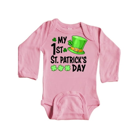 Inktastic My 1st St. Patrick s Day Green Top Hat and Clovers Gift Baby Boy or Baby Girl Long Sleeve Bodysuit
Inktastic My 1st St. Patrick s Day Green Top Hat and Clovers Gift Baby Boy or Baby Girl Long Sleeve Bodysuit