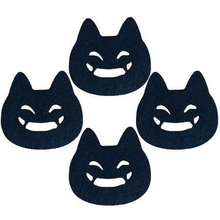 Fovolat Halloween Cat Coasters Scary Black Cat Coaster for Car Cup Holders 4-pcs Halloween Party Table Decor Housewarming Gifts for Drinks Cups Mugs superbly
Fovolat Halloween Cat Coasters Scary Black Cat Coaster for Car Cup Holders 4-pcs Halloween Party Table Decor Housewarming Gifts for Drinks Cups Mugs superbly