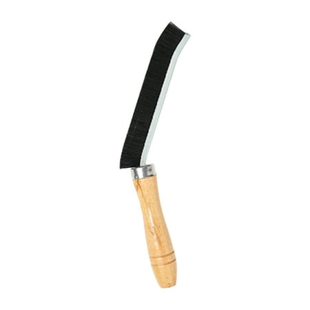 Wooden Handle Slot Brush Hard Bristle Bathroom Kitchen Tile Dead Corner Cleaning Multi-functional Window Slot Grooves Hard Bristle Slot Brush