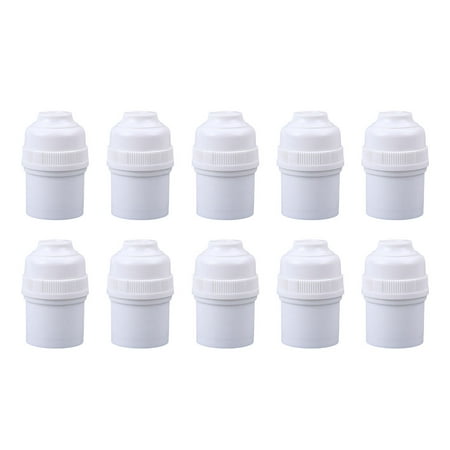 10 Pieces Lamp Base Bulb Holder Light Socket Household Accessories High-temperature Resistance LED Energy Saving Pendant Sockets
10 Pieces Lamp Base Bulb Holder Light Socket Household Accessories High-temperature Resistance LED Energy Saving Pendant Sockets