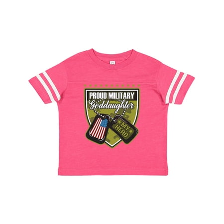 Inktastic Proud Military Goddaughter Outfit Gift Toddler Toddler Girl T-Shirt
Inktastic Proud Military Goddaughter Outfit Gift Toddler Toddler Girl T-Shirt