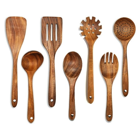 WELPET Wooden Spoons for Cooking Wooden Cooking Utensils 7Pcs Wooden Kitchen Utensil Set Wooden Utensils for Cooking
WELPET Wooden Spoons for Cooking Wooden Cooking Utensils 7Pcs Wooden Kitchen Utensil Set Wooden Utensils for Cooking