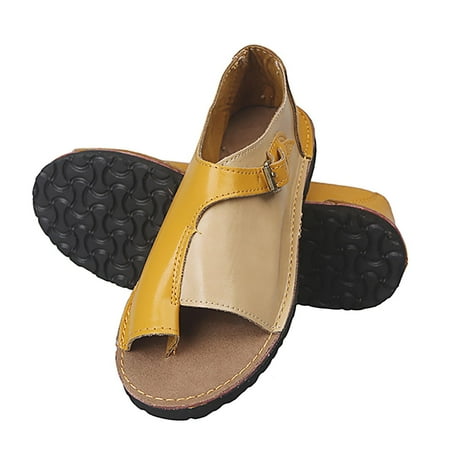 Women s Flat Sandals - Comfortable Fish Mouth Sandals Buckle Round Toe Slip-on Leather Sandal Casual Wear Cute Spring Summer Shoes
Women s Flat Sandals - Comfortable Fish Mouth Sandals Buckle Round Toe Slip-on Leather Sandal Casual Wear Cute Spring Summer Shoes