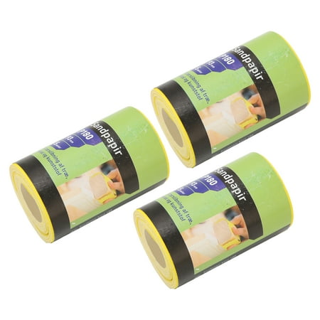 Zaqw 3 Rolls Sandpaper Roll 180 Grit Yellow Abrasive Sheet Polishing Grinding Tool For Furniture Sanding Roll Sandpaper
Zaqw 3 Rolls Sandpaper Roll 180 Grit Yellow Abrasive Sheet Polishing Grinding Tool For Furniture Sanding Roll Sandpaper
