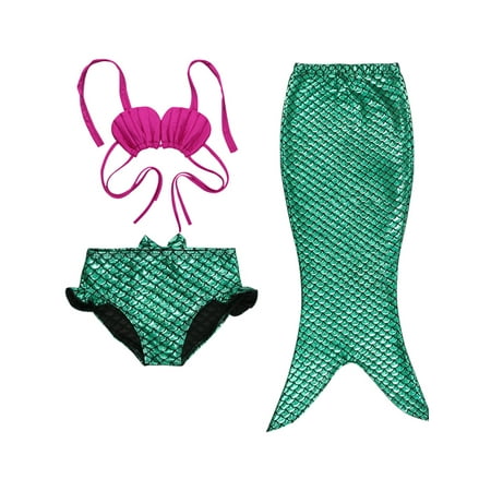 xingqing 3PCS Toddler Girls Mermaid Tail Swimsuit Shell Swimsuit with Fish Tail Bikini for Cosplay Green 5-6 Years
xingqing 3PCS Toddler Girls Mermaid Tail Swimsuit Shell Swimsuit with Fish Tail Bikini for Cosplay Green 5-6 Years