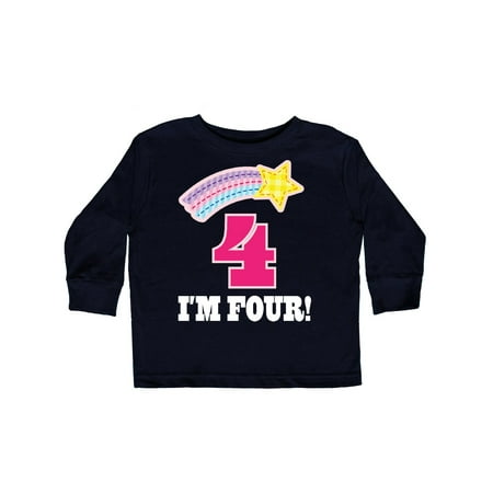 Inktastic 4th Birthday 4 Year Old Girls Rainbow Star Gift Toddler Toddler Girl Long Sleeve T-Shirt
Inktastic 4th Birthday 4 Year Old Girls Rainbow Star Gift Toddler Toddler Girl Long Sleeve T-Shirt