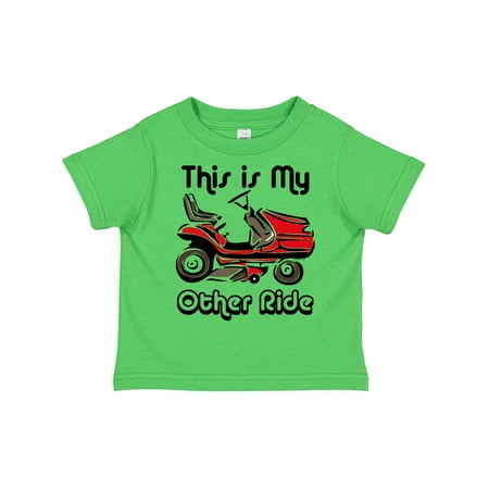 Inktastic Mower My Other Ride Gift Toddler Boy or Toddler Girl T-Shirt