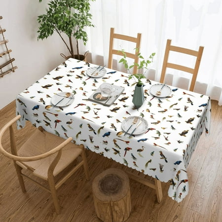 Tablecloth Birds Vintage Background Table Cloth For Rectangle Tables Waterproof Resistant Picnic Table Covers For Kitchen Dining/Party(54x72in)
Tablecloth Birds Vintage Background Table Cloth For Rectangle Tables Waterproof Resistant Picnic Table Covers For Kitchen Dining/Party(54x72in)