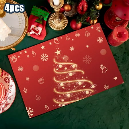 DBYLXMN Christmas Linen Printed Placemat Western Restaurant Decorative Heat Insulation Mat Large round Table Mats 4 Dinner Table Mats Small Dining Table for 4 under 100 Napkins for Dining Table round
DBYLXMN Christmas Linen Printed Placemat Western Restaurant Decorative Heat Insulation Mat Large round Table Mats 4 Dinner Table Mats Small Dining Table for 4 under 100 Napkins for Dining Table round