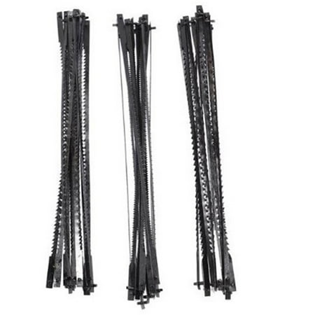 36Pcs Scroll Saw Blades 127mm Carbon Steel Fretsaw Blades with Pin 15/18/24 Teeth Standard Fine Cut Saw Blades
36Pcs Scroll Saw Blades 127mm Carbon Steel Fretsaw Blades with Pin 15/18/24 Teeth Standard Fine Cut Saw Blades