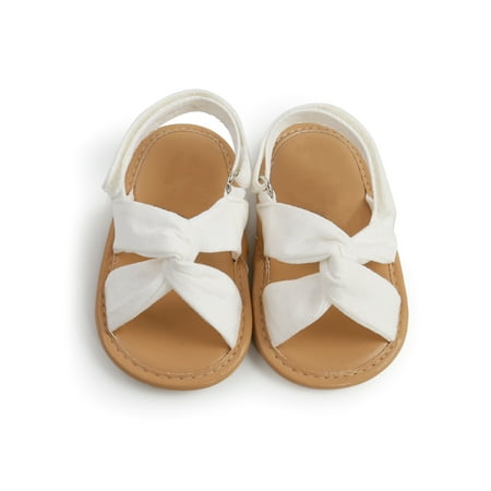 Ritualay Newborn Flat Sandal Bowknot Sandals First Walkers Crib Shoes Lightweight Casual Princess Shoe Beach Walking Cross Strap White 4C
Ritualay Newborn Flat Sandal Bowknot Sandals First Walkers Crib Shoes Lightweight Casual Princess Shoe Beach Walking Cross Strap White 4C
