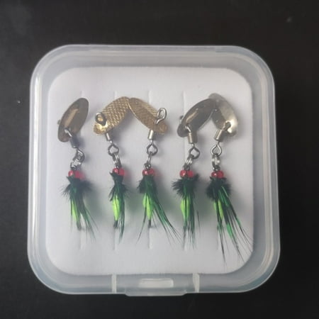 5x Fly Hook Flies Insect Lures Bait Sequins Hook For Trout Topmouth Culter Bass
5x Fly Hook Flies Insect Lures Bait Sequins Hook For Trout Topmouth Culter Bass