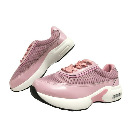 Sneakers For Women Womens Casual Shoes Breathable Mesh Lace-up Sneakers Thick-soled Women s Single Shoes Heightening Casual Sandals Pink
Sneakers For Women Womens Casual Shoes Breathable Mesh Lace-up Sneakers Thick-soled Women s Single Shoes Heightening Casual Sandals Pink