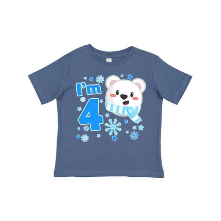 Inktastic I m Four- Cute Polar Bear Fourth Birthday Gift Toddler Boy or Toddler Girl T-Shirt
Inktastic I m Four- Cute Polar Bear Fourth Birthday Gift Toddler Boy or Toddler Girl T-Shirt