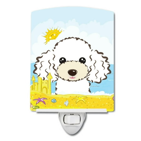 Caroline s Treasures BB2125CNL White Poodle Summer Beach Ceramic Night Light 6x4x3 multicolor
Caroline s Treasures BB2125CNL White Poodle Summer Beach Ceramic Night Light 6x4x3 multicolor
