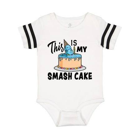 Inktastic This is My Smash Cake Gift Baby Boy Bodysuit