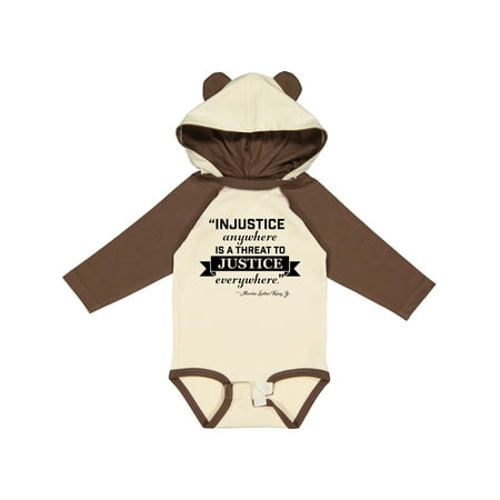 Inktastic Injustice Anywhere is a Threat to Justice Everywhere- Martin Luther King Jr. Gift Baby Boy or Baby Girl Long Sleeve Bodysuit 
Inktastic Injustice Anywhere is a Threat to Justice Everywhere- Martin Luther King Jr. Gift Baby Boy or Baby Girl Long Sleeve Bodysuit