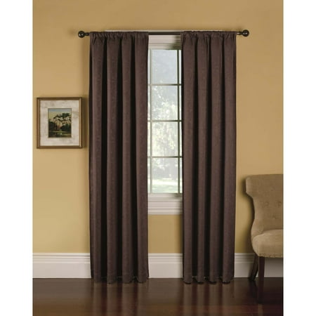 Arlee Home Fashions Sonata Micro Suede Blackout Panel Pair - Cabernet - 104 W x 63 L in.