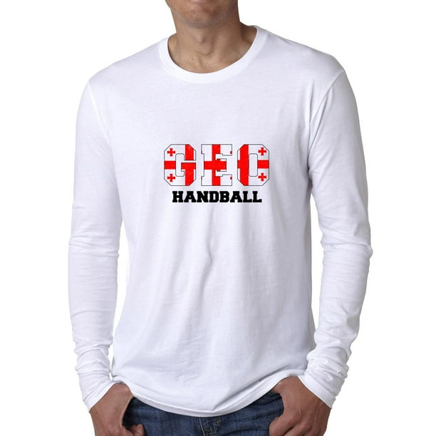 Georgia Handball - Olympic Games - Rio - Flag Men's Long Sleeve T-Shirt