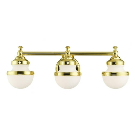 3 Light Bath Vanity in Modern Style 24 inches Wide By 8.25 inches High-Polished Brass Finish Bailey Street Home 218-Bel-4188789
3 Light Bath Vanity in Modern Style 24 inches Wide By 8.25 inches High-Polished Brass Finish Bailey Street Home 218-Bel-4188789