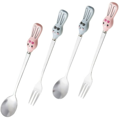 Rabbit Knife and Fork Serving Utensils Baby Bunny Metal Spoon Toddler Silverware Flatware Travel
Rabbit Knife and Fork Serving Utensils Baby Bunny Metal Spoon Toddler Silverware Flatware Travel