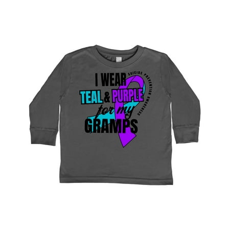 Inktastic Suicide Prevention I Wear Teal and Purple for My Gramps Gift Toddler Boy or Toddler Girl Long Sleeve T-Shirt
Inktastic Suicide Prevention I Wear Teal and Purple for My Gramps Gift Toddler Boy or Toddler Girl Long Sleeve T-Shirt