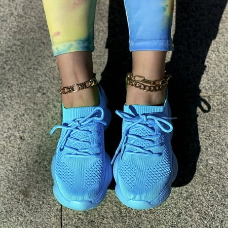 Women s Breathable Knit Sneakers Casual Lace Up Outdoor Shoes Lightweight Solid Color Shoes-37
Women s Breathable Knit Sneakers Casual Lace Up Outdoor Shoes Lightweight Solid Color Shoes-37