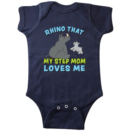 Inktastic Rhino That My Stepmom Loves Me with Cute Rhinos Gift Baby Boy or Baby Girl Bodysuit
Inktastic Rhino That My Stepmom Loves Me with Cute Rhinos Gift Baby Boy or Baby Girl Bodysuit