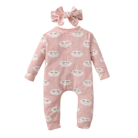 Mikrdoo Newborn Baby Girls Outfits 0 Months Baby Girls Jumpsuit For Winter 3 Months Baby Girls Clouds Print Romper Headband 2Pcs Clothes Set Pink
Mikrdoo Newborn Baby Girls Outfits 0 Months Baby Girls Jumpsuit For Winter 3 Months Baby Girls Clouds Print Romper Headband 2Pcs Clothes Set Pink