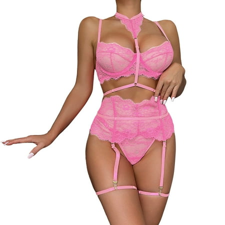 Sngxgn Women Teddy Lingerie Strappy Lace Bodysuit Deep V One Piece Babydoll Lingerie Bodysuit For Women Pink L
Sngxgn Women Teddy Lingerie Strappy Lace Bodysuit Deep V One Piece Babydoll Lingerie Bodysuit For Women Pink L