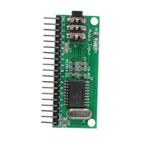 Stable Audio Decoder Board DC 4.5V-5.5V DTMF Audio Decoder For Fixed Telephone Mobile Phone Voice Dialing Decoding Function
Stable Audio Decoder Board DC 4.5V-5.5V DTMF Audio Decoder For Fixed Telephone Mobile Phone Voice Dialing Decoding Function
