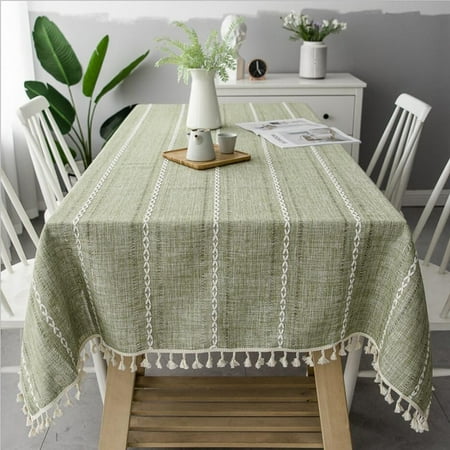 UMMH Decorative Linen Tablecloth With Tassel Waterproof Oilproof Thick Rectangular Wedding Dining Table Cover Tea Table Cloth
UMMH Decorative Linen Tablecloth With Tassel Waterproof Oilproof Thick Rectangular Wedding Dining Table Cover Tea Table Cloth