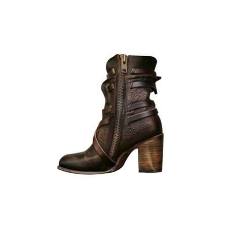 Gomelly Womne s Lightweight Mid-Calf Boot Comfort Chunky Block High Heel Boots Shopping Work Casual Heeled Leather Shoes Coffee 8
Gomelly Womne s Lightweight Mid-Calf Boot Comfort Chunky Block High Heel Boots Shopping Work Casual Heeled Leather Shoes Coffee 8